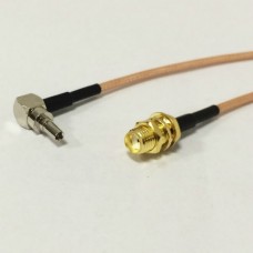 Пигтейл CRC9-SMA (female) - 15 см - кабельная сборка